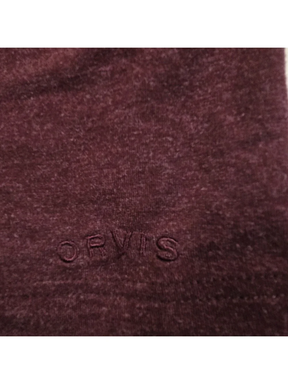 Orvis Long Sleeve Raglan Lounge Shirt Black Purple 1225440 Mens Large L